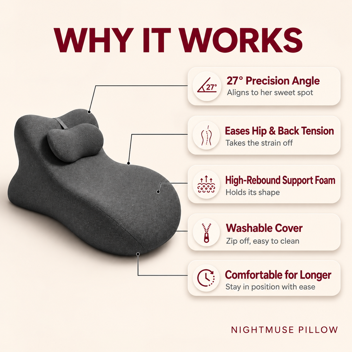 INTIMACY SUPPORT PILLOW