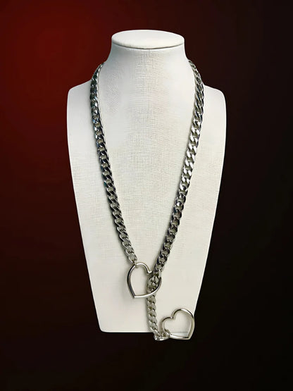 HEART SLIP CHAIN NECKLACE (BUY 1 & GET 1 FREE)