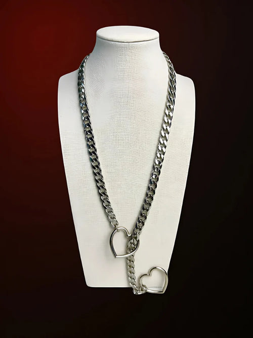 HEART SLIP CHAIN NECKLACE (BUY 1 & GET 1 FREE)